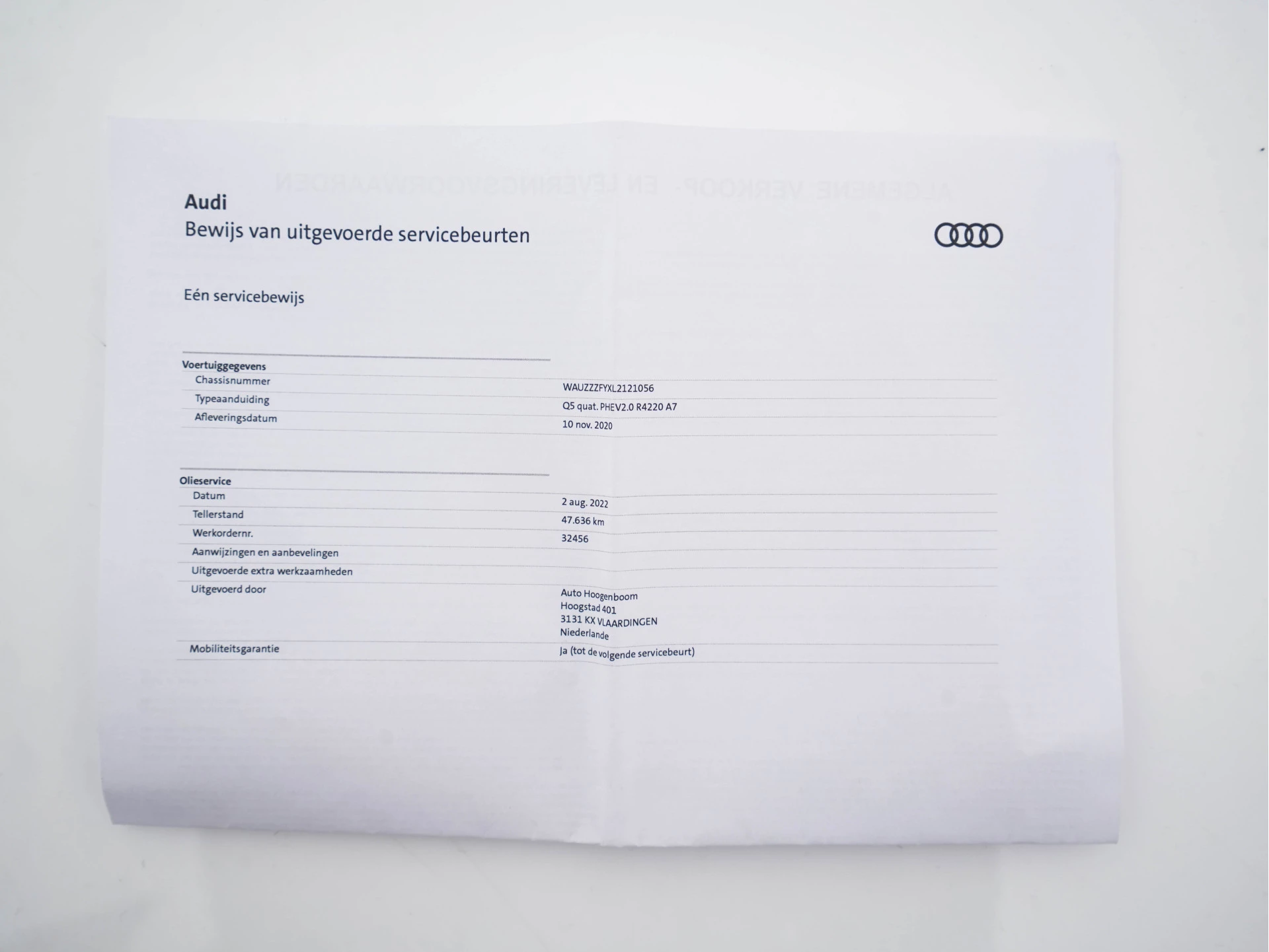 Hoofdafbeelding Audi Q5