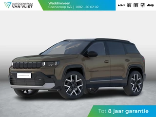 Jeep Compass First Edition 74 kWh | Adapt. Cruise | Camera | Carplay | 20" | Elektr. A-Klep | Navi | Winter Pack | Schuif/Kanteldak | Premium Pack | Conv. Pack | Warmtepomp