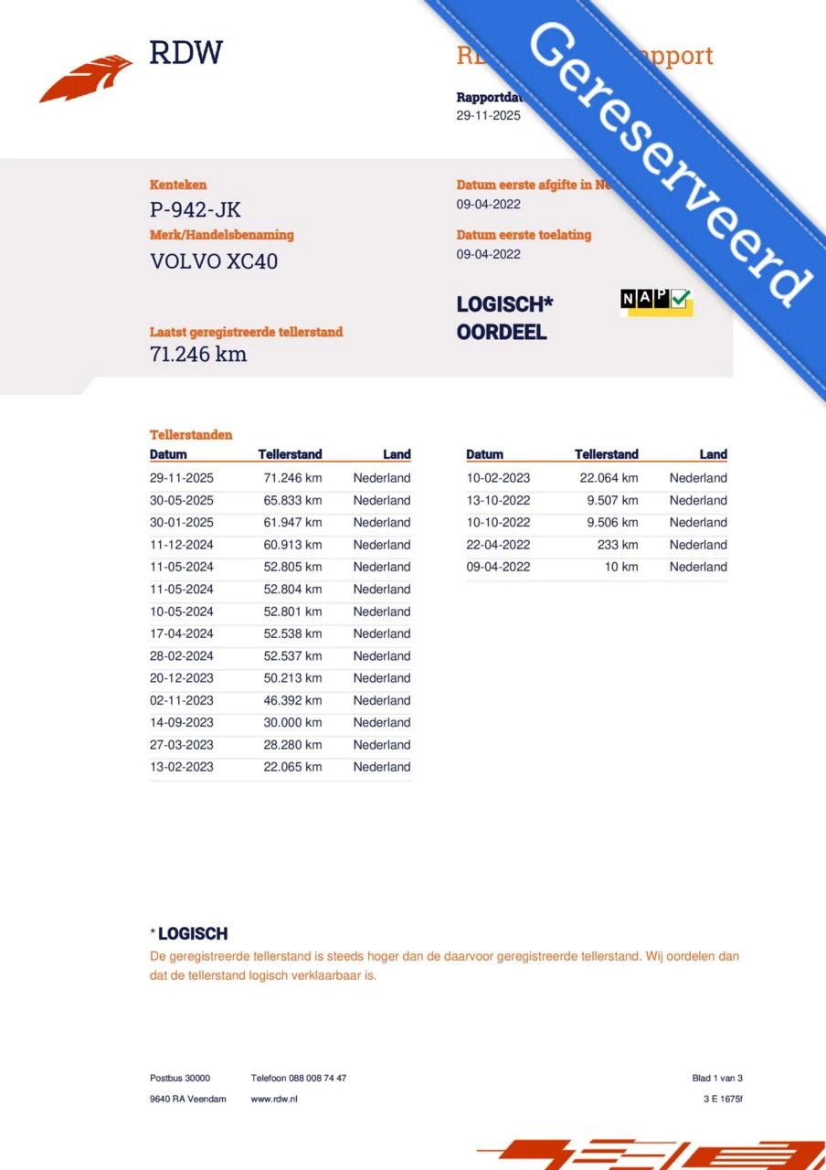 Hoofdafbeelding Volvo XC40