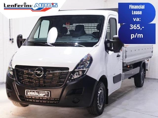Opel Movano 2.3 CDTi 163 pk Pick Up / Open Laadbak Airco Cruise Control, LxBxH 420x203x40 cm, 3-Zits