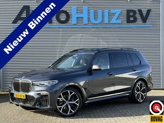 Hoofdafbeelding BMW X7 BMW X7 M50i High Executive M Sport Executive Drive Pro 7-Zits Skylounge Laser Licht 22 Inch Stoelventilatie stuurverwarming Harman-Kardon Carplay Rear Seat Entertainment Night Vision Standkachel