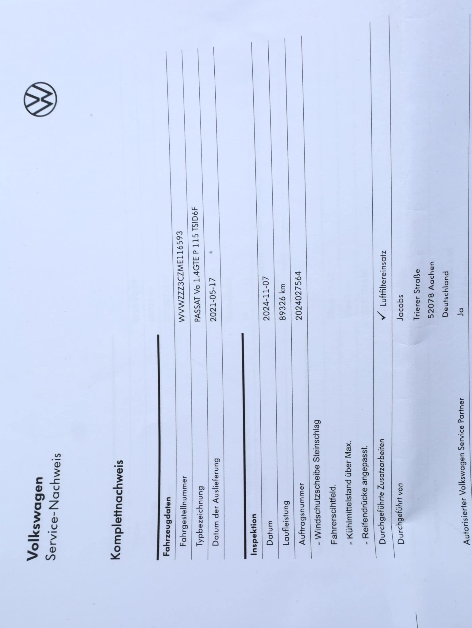 Hoofdafbeelding Volkswagen Passat
