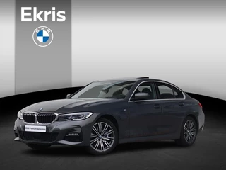 BMW 3-serie 330e xDrive High Executive M Sport | Dravit Grau Individual | Glazen Panoramadak | Trekhaak Elektrisch | Laserlight | Active Cruise Control | Elektrisch verstelbare, lederen stoelen | Head-Up Display