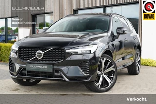 Volvo XC60 T6 Plug-in hybrid AWD Plus Dark Long range | Trekhaak | Zitverhogers | Adaptieve cruise control | Panoramisch schuif/kanteldak | Keyless | Sportstoelen | Stoel en stuurwiel verwarming | 21 inch |