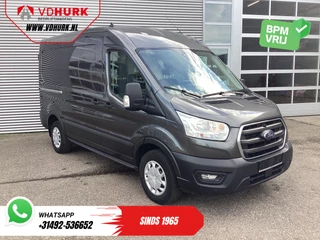 Ford Transit 350 2.0 TDCI 170 pk Aut. L2H2 BPM VRIJ! Carplay/ Navi/ Camera/ Inrichting/ Trekhaak/ PDC/ Cruise/ Airco