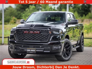 Dodge Ram TradesMan 6 Persoons Uitvoering | 420Pk 636Nm | Pick-Up | Comfortabele Dubbele Cabine met Royale 6 Zitplaatsen | BPM vrij | Nu Leverbaar uit Voorraad | Voorraad Nr 2217- 2911