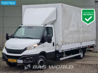 Iveco Daily 72C21 Automaat Laadklep Huif Airco Cruise Camera Schuifzeil Schuifzeilen Zeilen Bakwagen Airco Cruise control