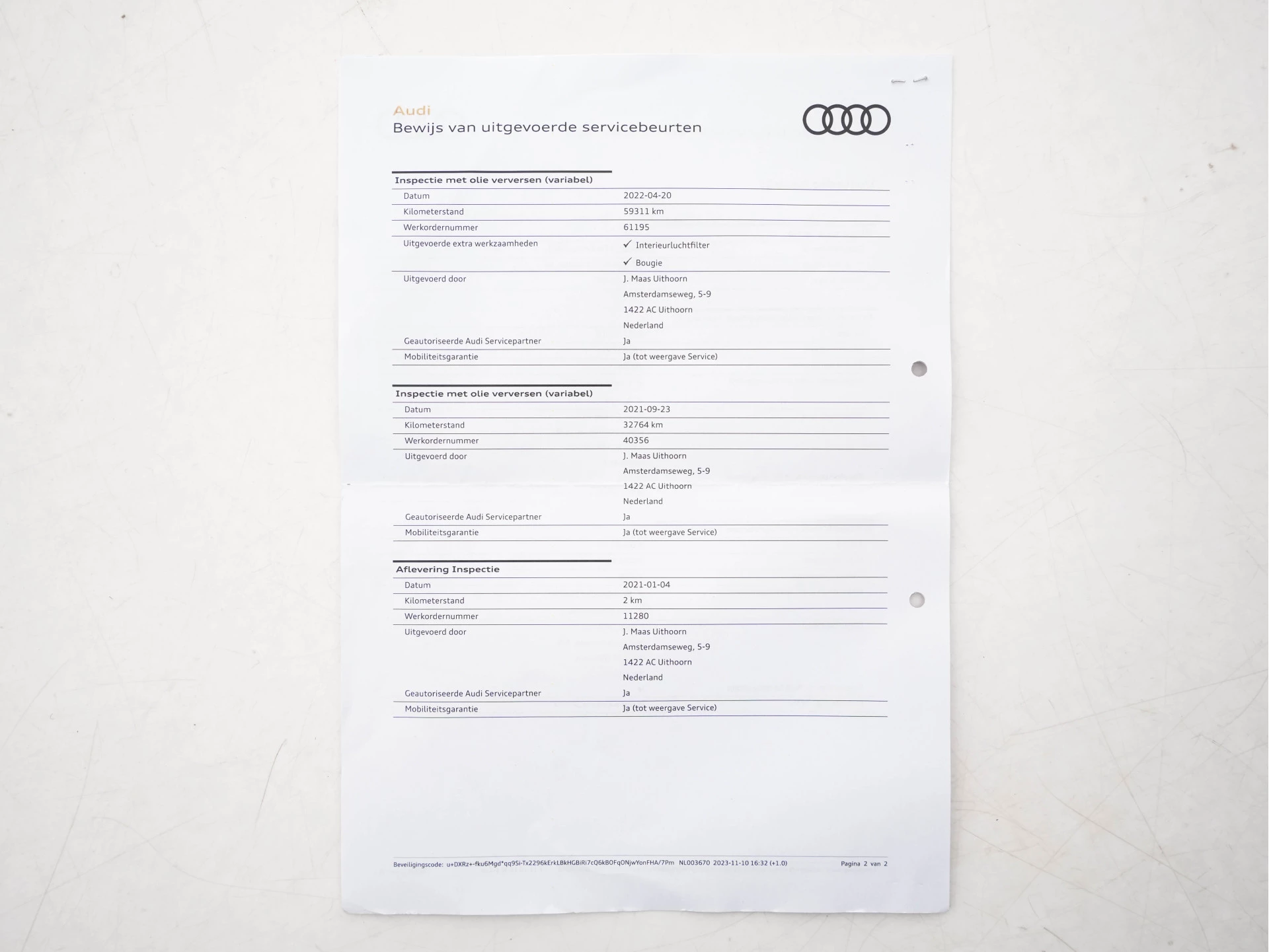 Hoofdafbeelding Audi Q7