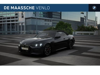 Hoofdafbeelding BMW 4 Serie BMW 4 Serie Cabrio 420i High Executive M Sport Automaat / Air Collar / Adaptieve LED / Comfort Access / Stuurverwarming / Parking Assistant Plus / M Sportonderstel