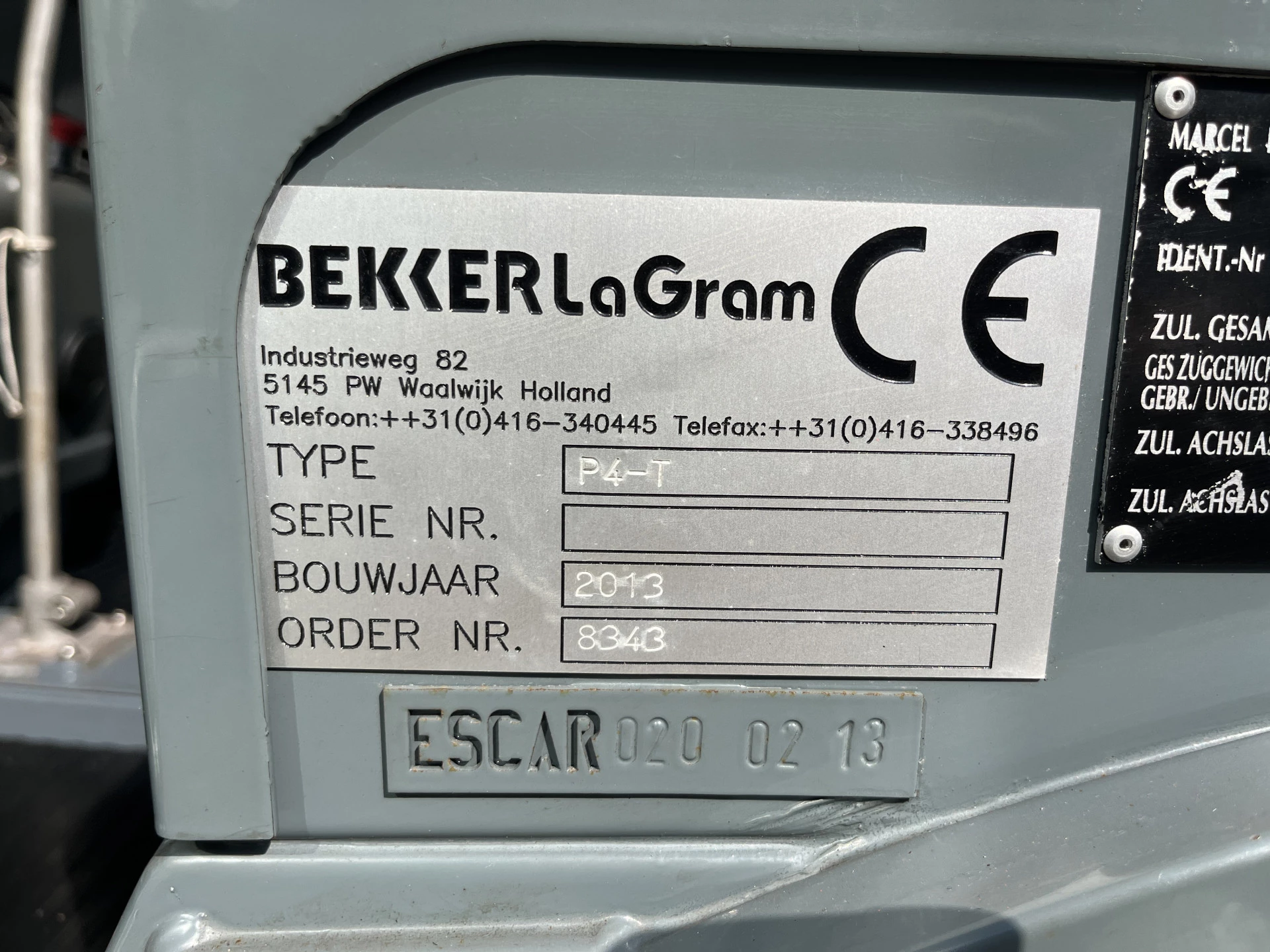Hoofdafbeelding boschung P4T Werktuigdrager