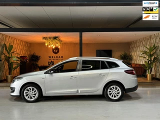 Hoofdafbeelding Renault Mégane Estate Renault Mégane Estate 1.2 TCe Limited Garantie Facelift Cruise Navi Clima Led Rijklaar