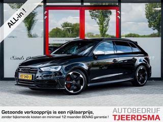 Audi A3 Sportback 2.0 TFSI S3 Quattro Pro Line Plus | Bang & Olufsen | Adaptieve Demping | RS Stoelen | LED Koplampen | Audi Exclusive Leder | Stoelverwarming | Black Optic | Schuif/ Kantel Pano Dak | Cruise Control | Climate Control |