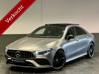 Mercedes CLA-klasse 180 AMG Designo Magno Grey | Memory | Dodehoek | Pano | Camera |