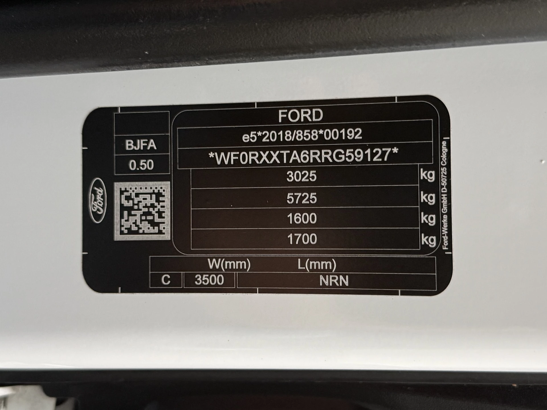Hoofdafbeelding Ford Transit Custom