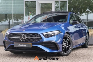 Mercedes A-Klasse A 180 AMG-Line 136pk | Cruise | Climate | Navigatie | 360 Camera | Panoramadak | Memory | Keyless