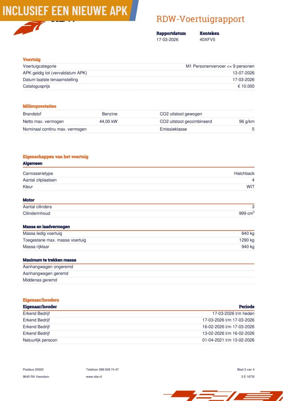 Hoofdafbeelding Volkswagen up!