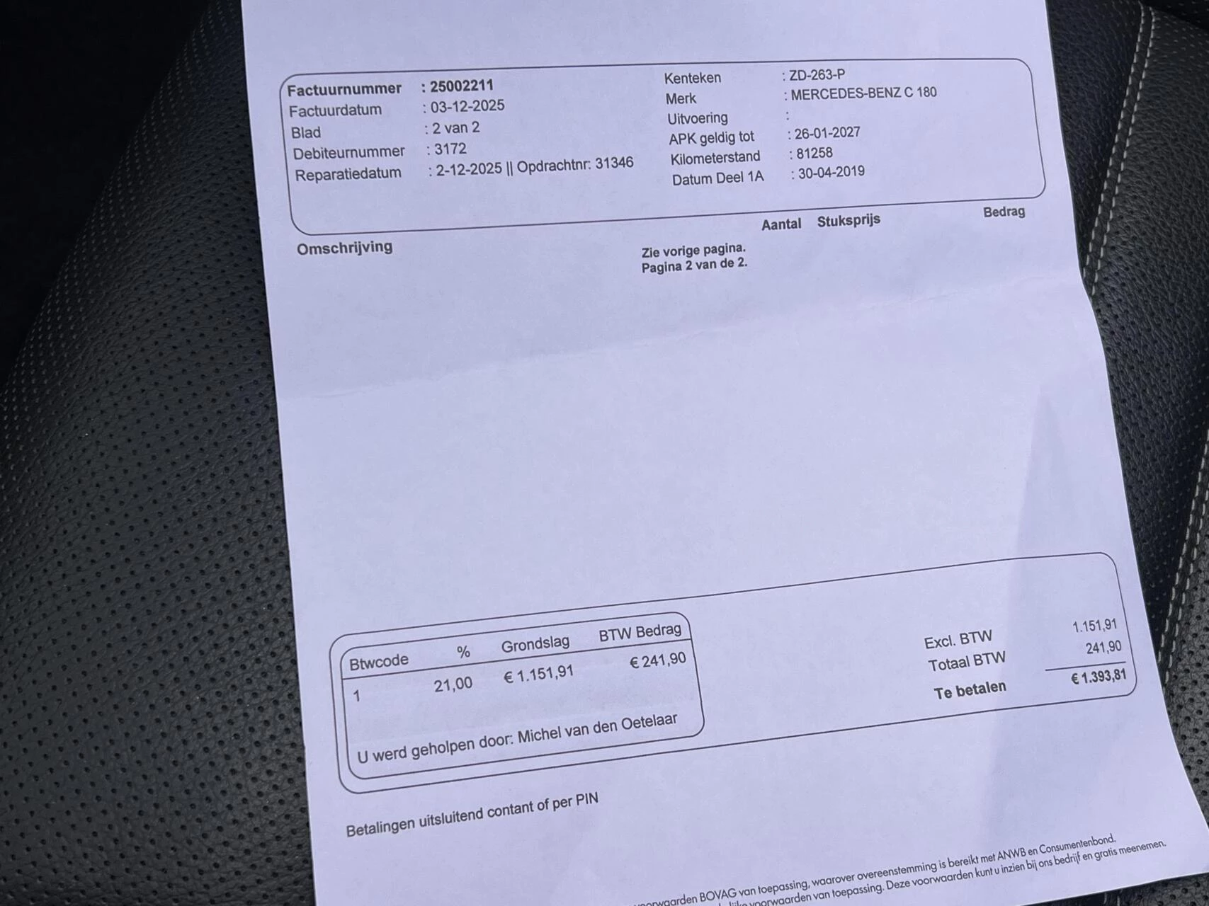 Hoofdafbeelding Mercedes-Benz C-Klasse