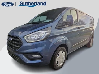 Ford Transit Custom 300 2.0 TDCI L2H1 Trend 130pk SCI | Automaat | Driver Assistance Pack Premium | Navigatiesysteem | Camera| Reservewiel | Chrome Blue Metallic
