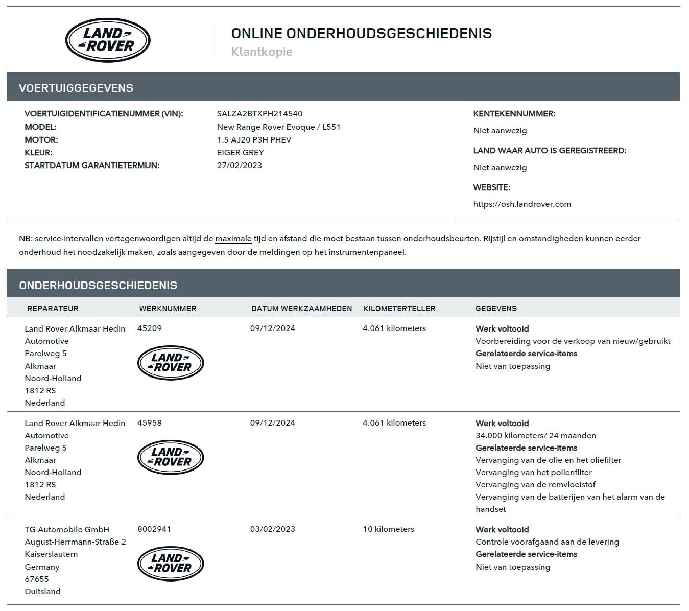Hoofdafbeelding Land Rover Range Rover Evoque