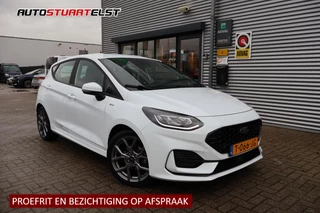 Ford Fiesta 1.0 Hybrid ST-Line 1e Eigenaar | Volledig Onderh | NL-Auto | BTW | Donkere Hemel | Keyless | Cruise | Carplay | Full Led | DAB | PDC | Start/Stop | Hill-Hold