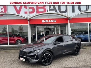 Hoofdafbeelding Peugeot 408 Peugeot 408 1.2 PURETECH AUT. GT NAVI PANO-DAK CAMERA CARPLAY AIRCO LMV PDC