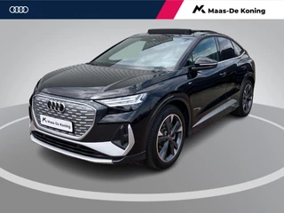 Hoofdafbeelding Audi Q4 Sportback e-tron Audi Q4 Sportback e-tron 40 S Line 82kWh / 204pk · Panoramadak · Navigatie · SONOS · Camera + Parkeersensoren · Drive select · Garantie t/m 26-09-2026 of 60000km SOH 93%