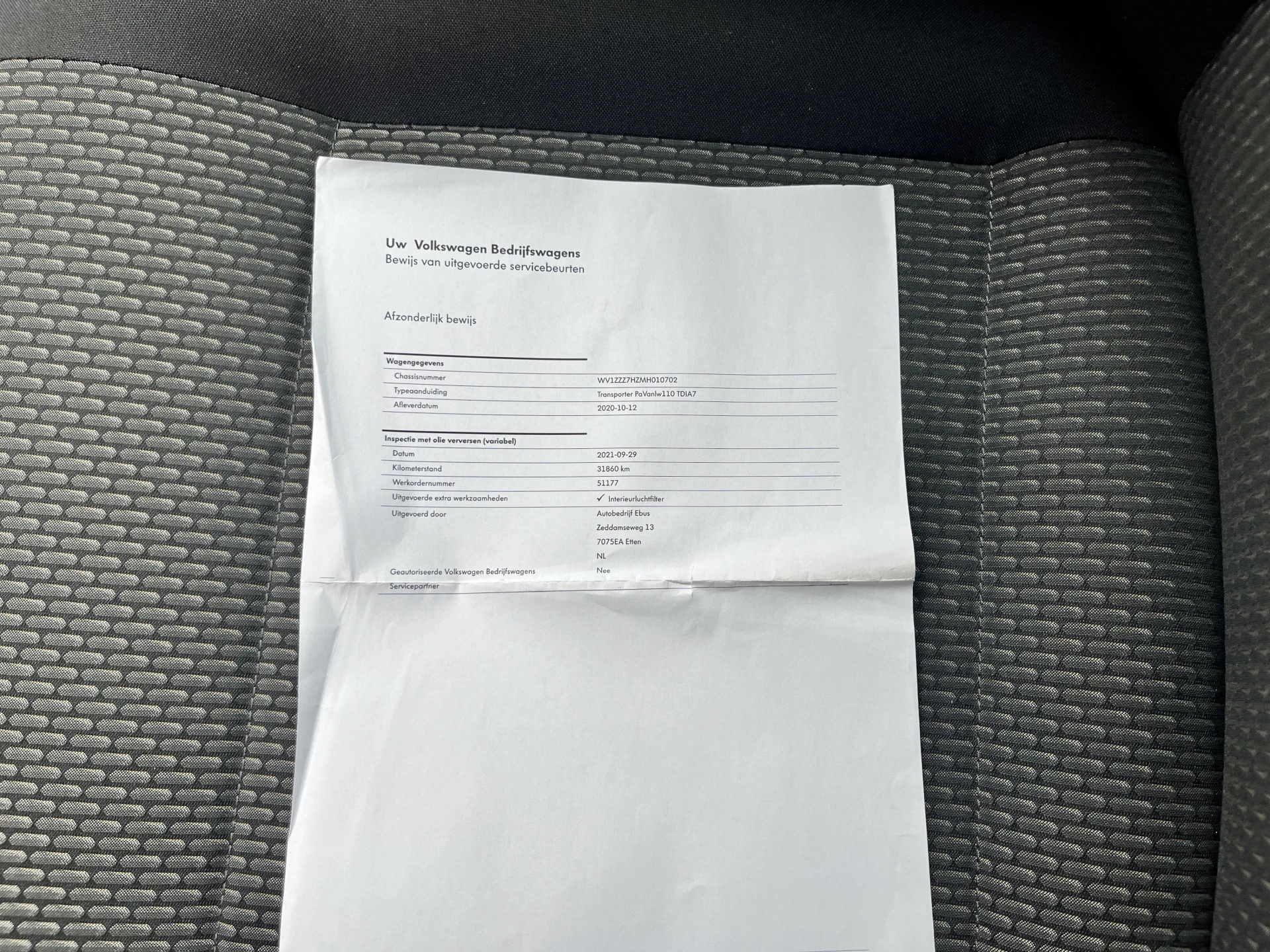 Hoofdafbeelding Volkswagen Transporter