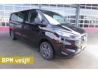 Ford Transit Custom 320L 2.0 TDCI 150PK L2H1 Trend Dubbelcabine Schuifdeur L/R Nr. V136 | Airco | Cruise | Navi | Camera | 17"LM velgen