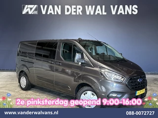 Ford Transit Custom 2.0 TDCI 170pk L2H1 Dubbele Cabine Euro6 Airco | 5-Zits | 2x Zijdeur | Camera | LED Apple Carplay, Android Auto, Cruisecontrol, Parkeersensoren, Stoelverwarming, Verwarmde voorruit 2800kg trekvermogen