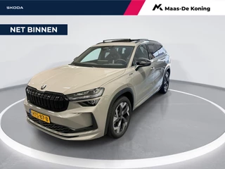Skoda Kodiaq 1.5 TSI 204pk DSG PHEV Sportline Business · Panoramadak · Camera · Apple/Android Car Play · Keyless · Matrix LED · 19'' Inch · Garantie t/m 01-07-2029 of 100.000km