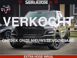 Dodge Ram 1500 Limited Night High Output 540HP 706Nm | Massage + Full Option | De Meest Luxe en Volle Pick-Up in zijn Klasse | Comfortabele Dubbele Cabine met Royale 5 Zitplaatsen | BPM vrij | Nu Leverbaar uit Voorraad | Voorraad Nr 2324 - 5142
