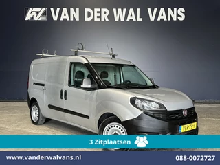 Fiat Doblò Cargo 1.6 MJ 105pk L2H1 Euro6 Airco | 3-Zits | Navigatie | Trekhaak | Dakdragers Cruisecontrol, Parkeersensoren, Bijrijdersbank