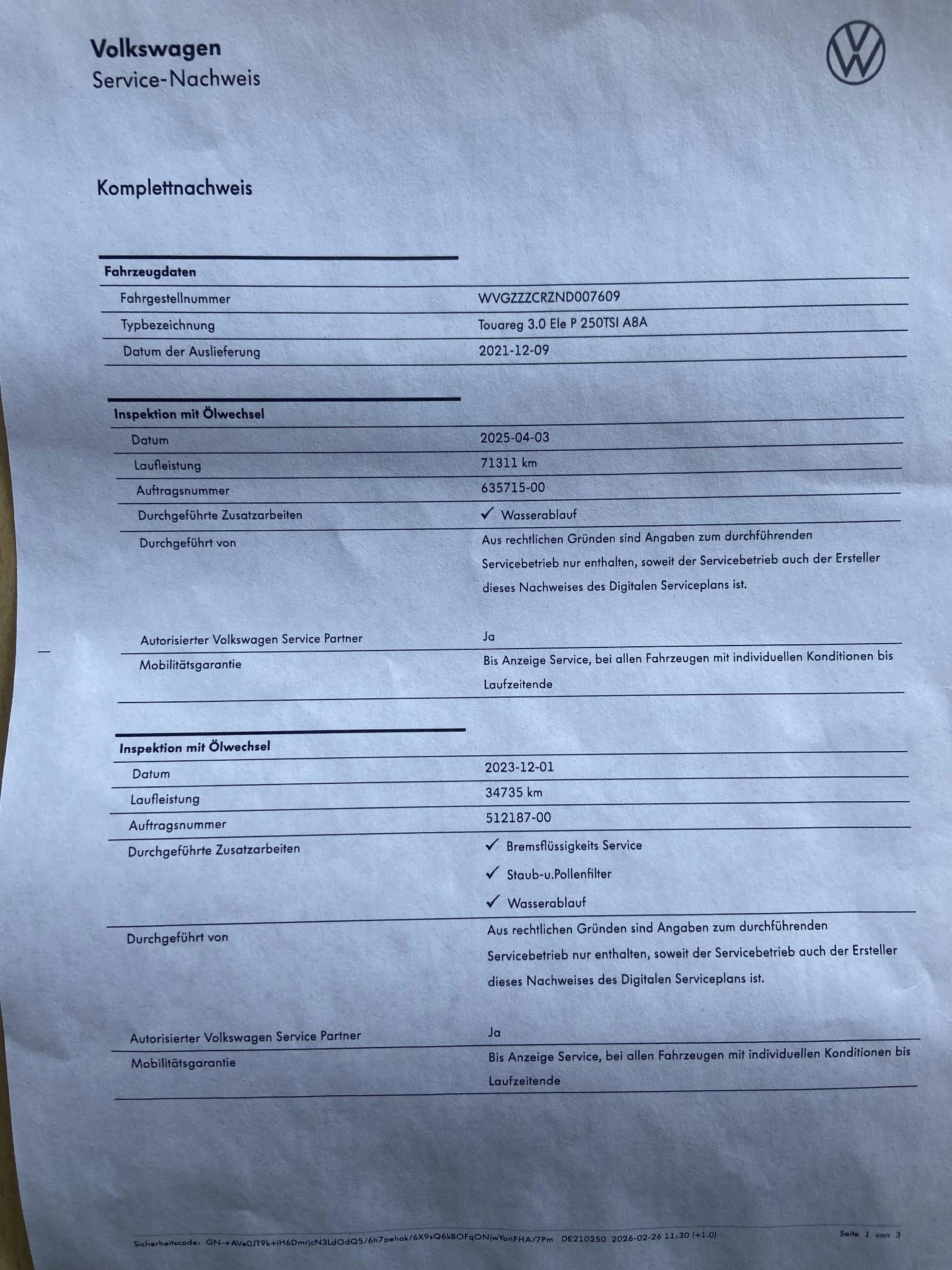 Hoofdafbeelding Volkswagen Touareg