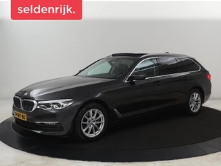 BMW 5-serie 520i High Executive | Panoramadak | Leder |  Trekhaak | Stoelverwarming | Camera | Live Cockpit | Park Assist | Carplay | Full LED | Navigatie | Climate control | Cruise control