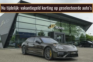 Porsche Panamera Sport Turismo 4.0 V8 Turbo S 700pk E-Hybrid Panoramadak Keramisch Luchtvering 4-wielsturing NLauto 1e eigenaar!