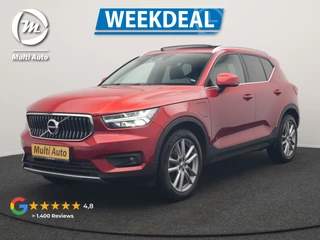 Volvo XC40 T5 Recharge Inscription PHEV 262pk Dealer O.H | Trekhaak af Fabriek | Panodak | Adaptive Cruise | Lederen Sportstoelen Verwarmd | 19"L.M | Camera | Keyless | Apple Carplay | Plug In Hybrid