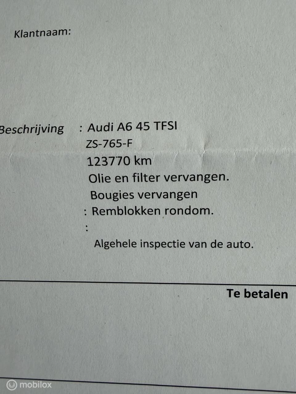 Hoofdafbeelding Audi A6