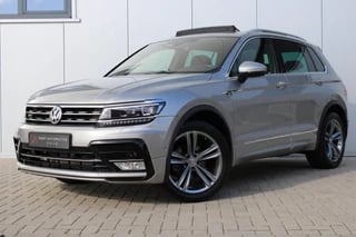 Volkswagen Tiguan 1.4 TSI 4Motion R-LINE I PANO I STANDKACHEL I LED I TREKHAAK I LEDER I MEMORY I ADAPTIVE I