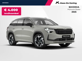 Škoda Kodiaq Sportline Business 1.5 TSI PHEV 150 kW / 204 PK SU V | Trekhaak wegklapbaar | Steel Grey | 3000,- inruilvoordeel!!