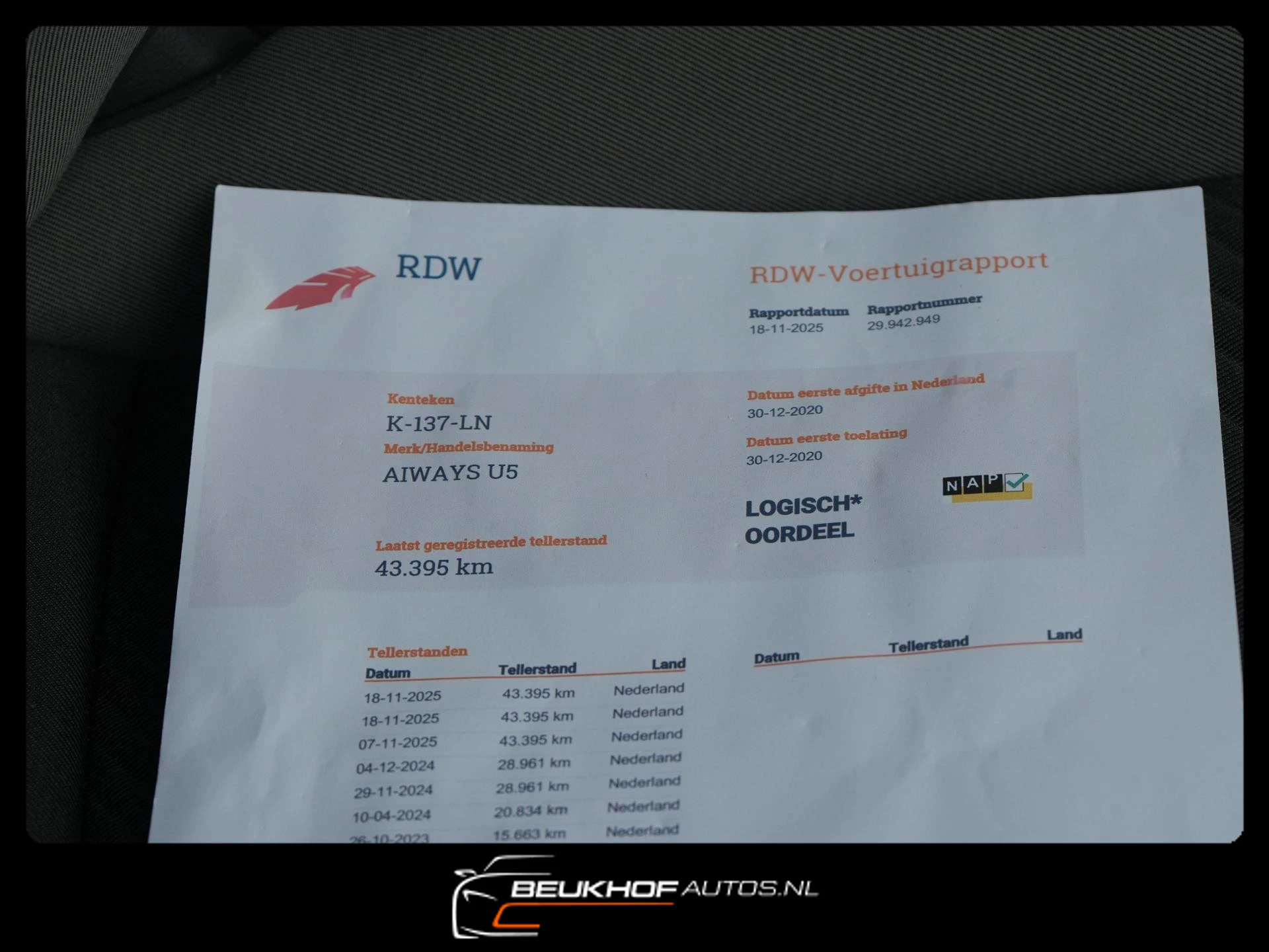 Hoofdafbeelding Aiways U5