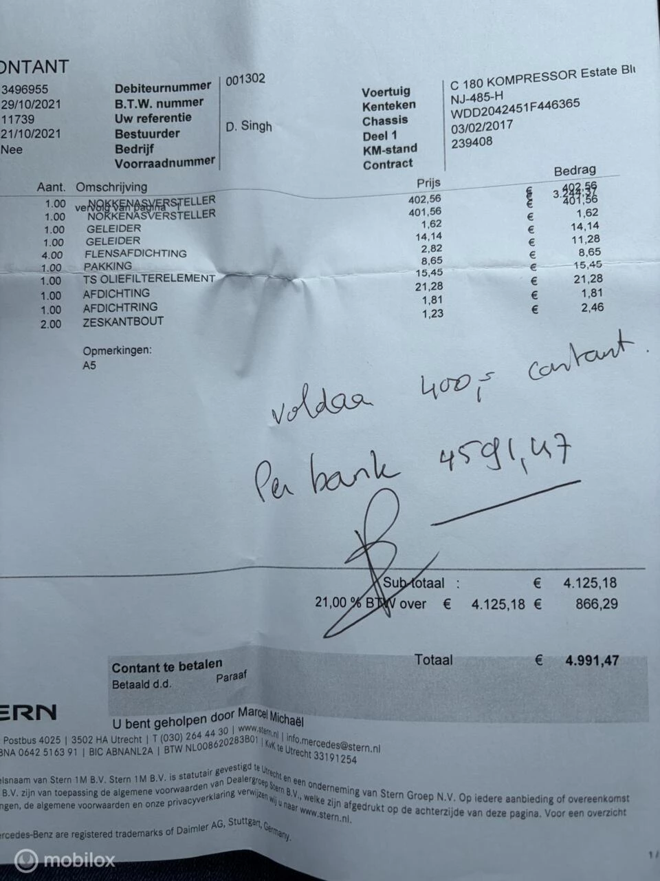 Hoofdafbeelding Mercedes-Benz C-Klasse