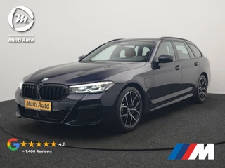 BMW 5 Serie Touring 530e M Sport Plug in Hybrid 293pk Dealer O.H PHEV | Trekhaak af fabriek | Adaptive Cruise | 19"L.M | Lederen Sportstoelen Verwarmd | Camera & Parkassist | Apple Carplay | Sfeerverlichting |