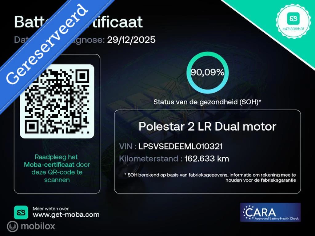 Hoofdafbeelding Polestar 2