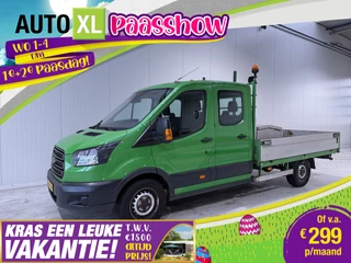 Ford Transit 350 2.0 TDCI L4 Pick-Up Dubbel-Cabine 7-Pers Trekhaak Navi