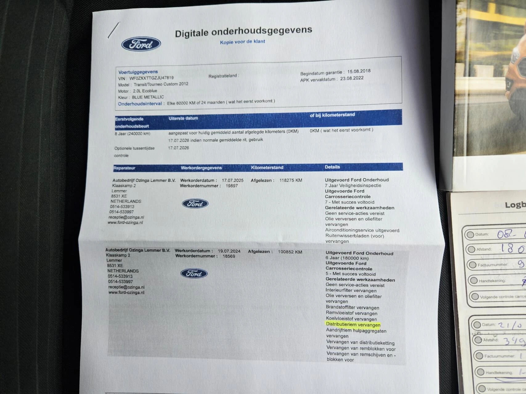 Hoofdafbeelding Ford Transit Custom