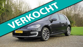 Volkswagen E-Golf E-DITION digitaal dachboard camera warmtepomp