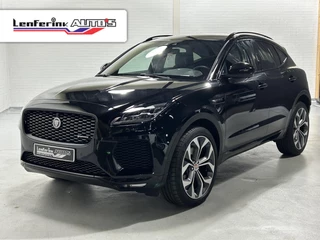 Jaguar E-PACE P200 R-Dynamic HSE AWD Aut. 200 pk Panodak Black Pack, Apple Carplay, Navi, 360 Camera, Leder Zwart, 21" LMV, Elek. Achterklep, Slechts 18 dkm!