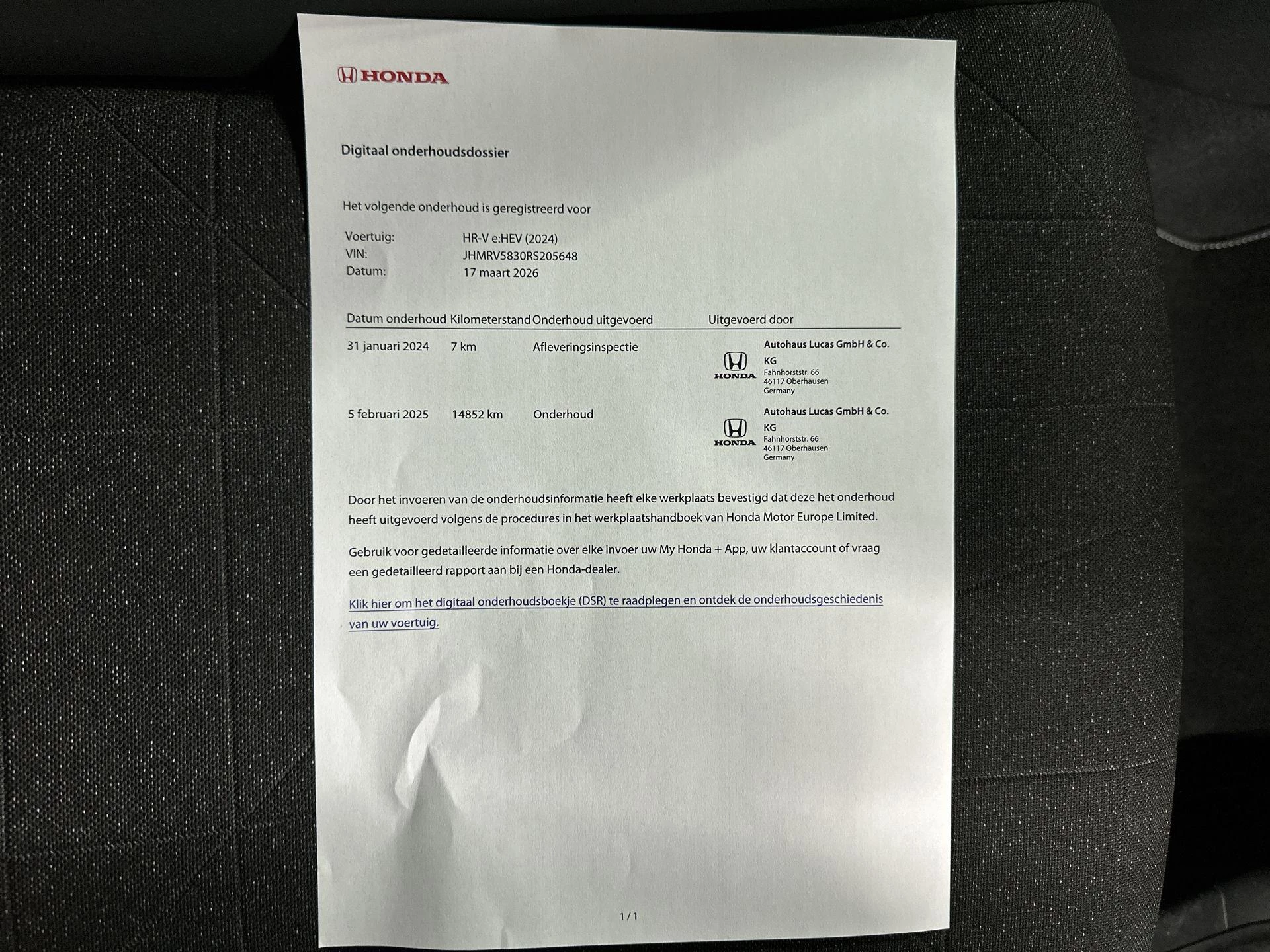 Hoofdafbeelding Honda HR-V