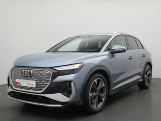 Audi Q4 e-tron 40 S-LINE 82 kWh (150kW/204pk) ** LED, NAVI+, WARMTEPOMP, ADAPT. CRUISE, 20-inch LMV ** 1e EIG - 31K onder NP - UNFALLFREI ** ** INFORMEER OOK NAAR ONZE AANTREKKELIJKE FINANCIAL-LEASE TARIEVEN **