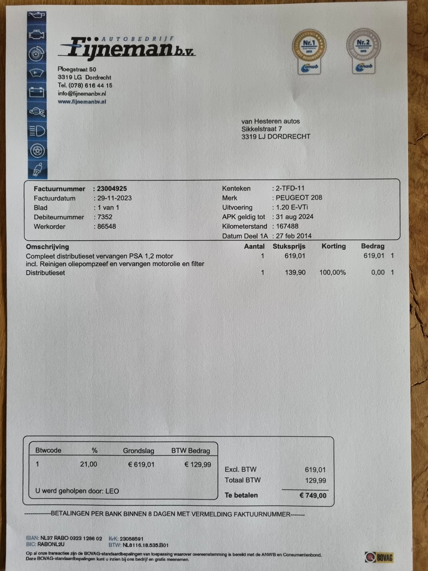 Hoofdafbeelding Peugeot 208